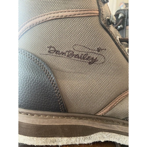 Dan Bailey Adventurer Men’s Wading Fishing Boots Shoes Sz 9 Green/Brown Lace-Up - Picture 3 of 9